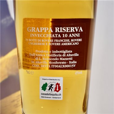 Grappa - Altavilla Riserva Luigi II 10 Years / 70cl / 45%