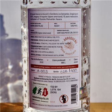 Mezcal - Los Danzantes Arroqueno / 70cl / 48%