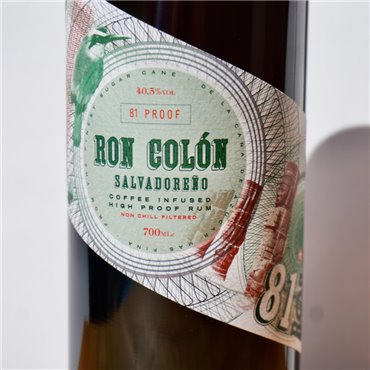 Rum - Ron Colon Salvadoreno 81 Proof Coffee Infused / 70cl / 40.5%