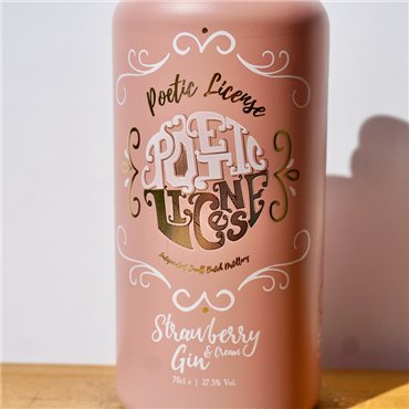 Gin - Poetic License Strawberries & Cream Gin / 70cl / 37.5%