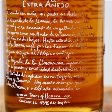 Tequila - Tears of Llorona No 3 Extra Anejo / 100cl / 43%
