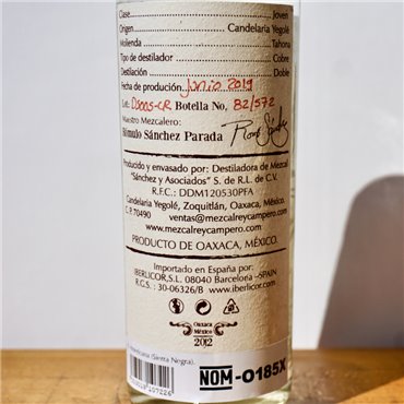 Mezcal - Rey Campero Sierra Negra / 70cl / 49.2%
