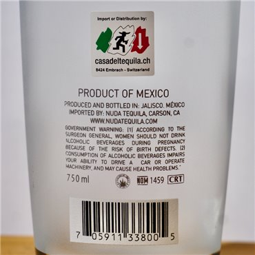 Tequila - Nuda Silver / 75cl / 40%