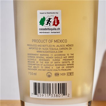 Tequila - Nuda Reposado / 75cl / 40%