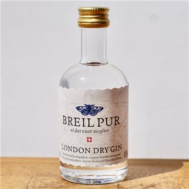 Gin - Breil Pur London Dry Miniatur / 70cl / 45%