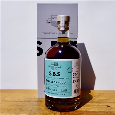 Rum - S.B.S. Barbados 20 Years 2000 / 70cl / 53.2%