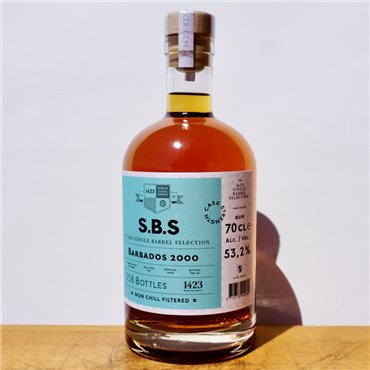 Rum - S.B.S. Barbados 20 Years 2000 / 70cl / 53.2%