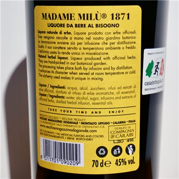 Liqueur - Madame Milu / 70cl / 45%