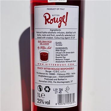 Liqueur - Bitter Rouge! / 100cl / 25%