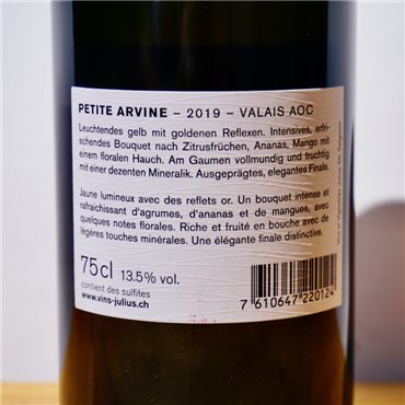 Wein - Julius Petite Arvine Valais / 75cl / 13.5% / Weiss