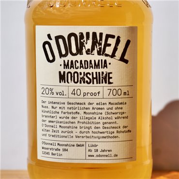 Liqueur - Moonshine O’Donnell Macadamia / 70cl / 20%