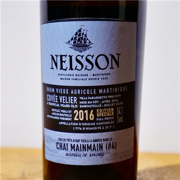 Rum - Velier Neisson 2016 Chai Mainmain / 20cl / 54.1%