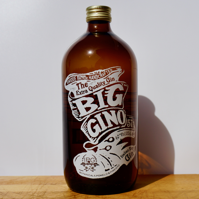 Gin - Big Gino Italian Dry Gin / 100cl / 40% Gin - Big Gino Italian Dry Gin / 100cl / 40%