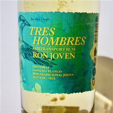 Rum - Tres Hombres 2016 E11 La Palma Joven / 70cl / 40.4%