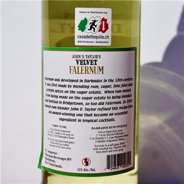 Liqueur - Foursquare John D. Taylor's Velvet Falernum / 70cl / 11%