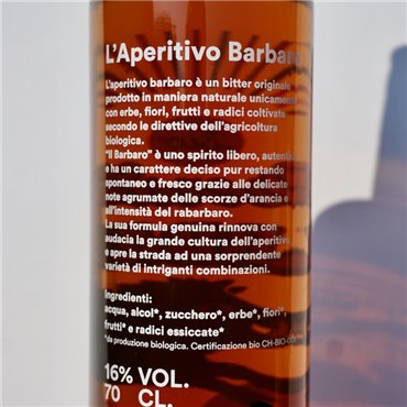 Liqueur - Aperitivo Barbaro / 70cl / 16%