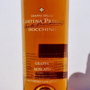 Grappa - Bocchino Moscato Cantina Privata Sauternes Cask Finish / 70cl / 42%