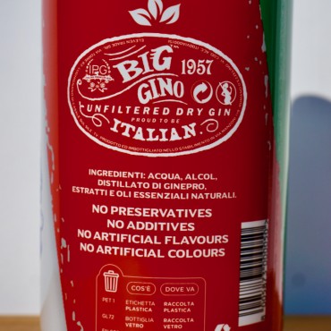 Gin - Big Gino Dry Gin Limited Summer Edition 2021 / 100cl / 40%