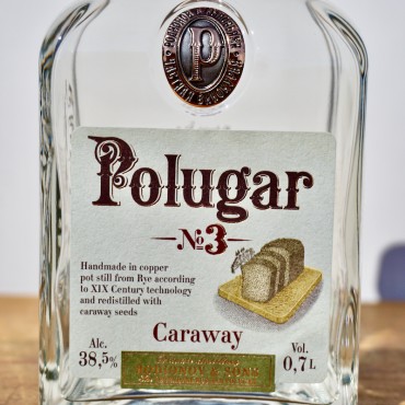 Vodka - Polugar No 3 Caraway / 70cl / 38.5%