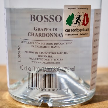 Grappa - Bosso I Vitigni Chardonnay 2006 / 70cl / 40%