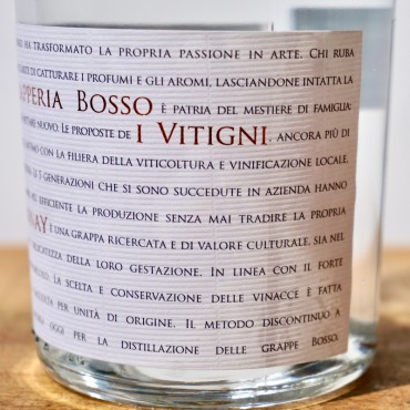 Grappa - Bosso I Vitigni Chardonnay 2006 / 70cl / 40%