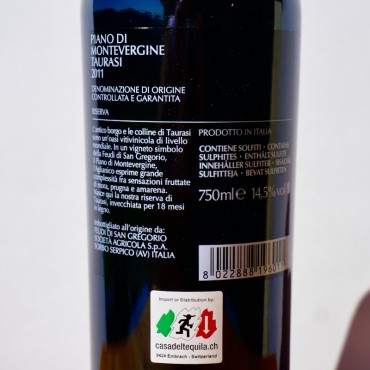 Wein - Piano di Montevergine Taurasi / 75cl / 14.5%
