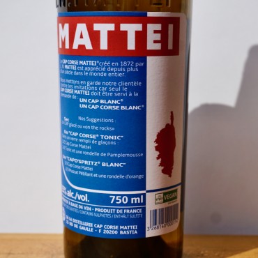 Liqueur - L.N. Mattei Le Seul Vrai Cap Corse Blanc / 75cl / 15%