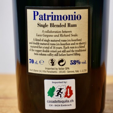 Rum - Velier Foursquare Patrimonio / 70cl / 58%