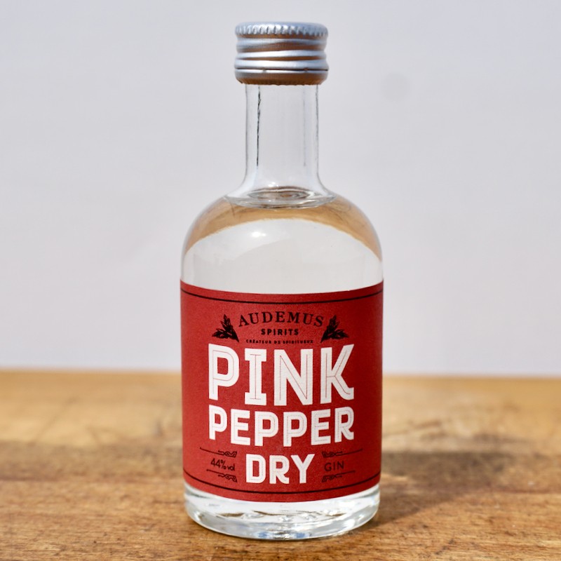 Gin - Audemus Pink Pepper Dry (Red Label) Miniatur / 5cl / 44%