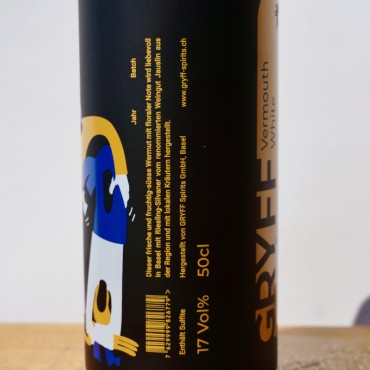 Vermouth - Gryff Vermouth White / 50cl / 17%