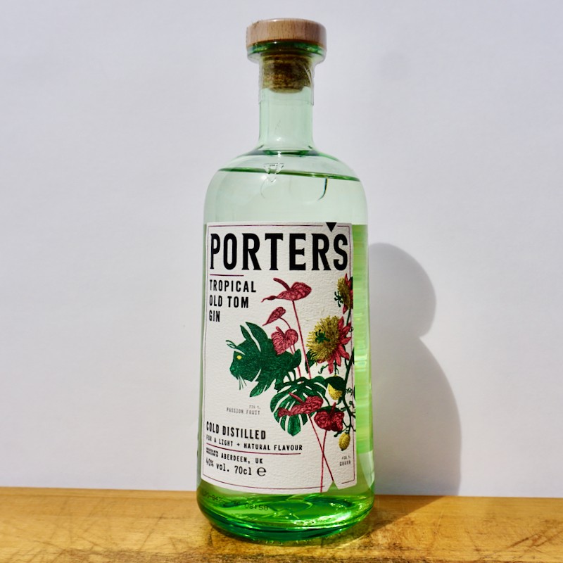 Gin - Porter's Old Tom Tropical Gin / 70cl / 40%