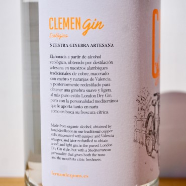 Gin - Clemen by Federica / 70cl / 43%
