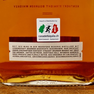 Whisk(e)y - Woodford Reserve Straight Bourbon / 70cl / 43.2%