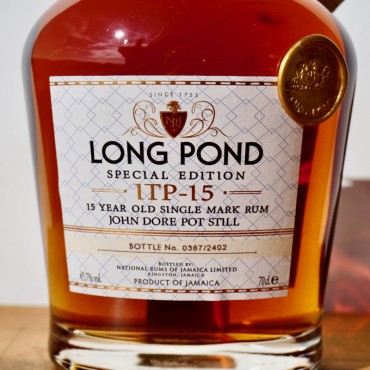 Rum - Long Pond ITP 15 Years Single Mark Rum / 70cl / 45.7%