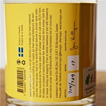Gin - Hernö Juniper Cask Gin / 50cl / 47% Gin 65,00 CHF