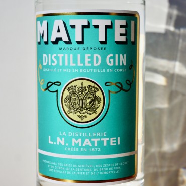 Gin - L.N. Mattei Distilled Dry Gin / 70cl / 17%