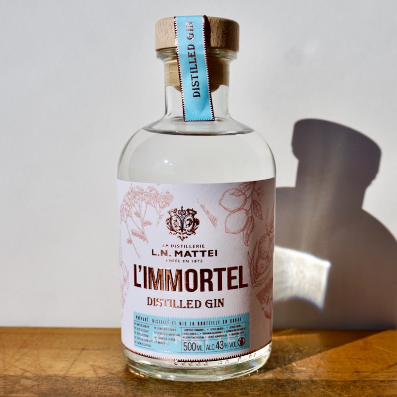 Gin - L.N. Mattei L'Immortel Gin / 50cl / 43%