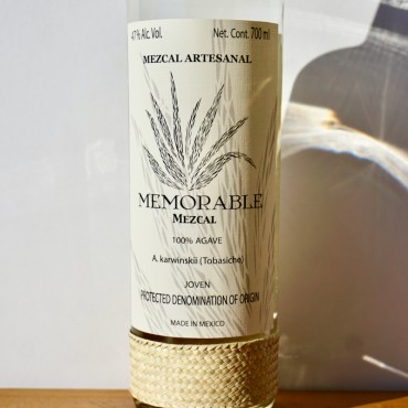 Memorable Tobasiche Mezcal Artesanal, 70 cl, 47 % vol.