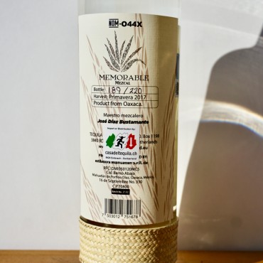 Memorable Tobasiche Mezcal Artesanal, 70 cl, 47 % vol.