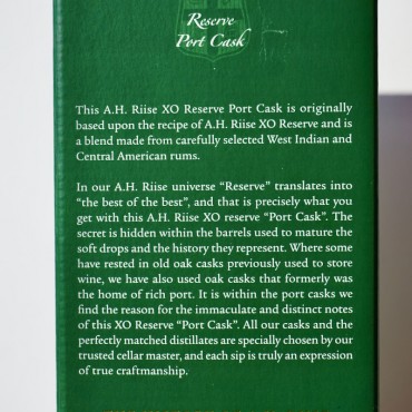 Rum - A.H. Riise XO Reserve Port Cask / 70cl / 45%