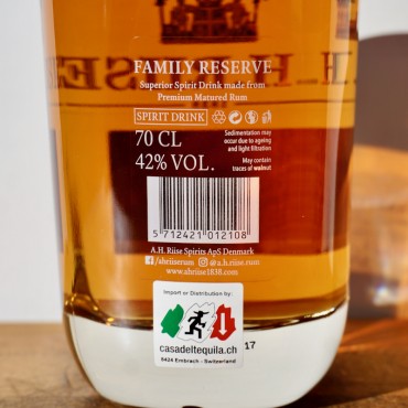 Rum - A.H. Riise Family Reserve / 70cl / 42%
