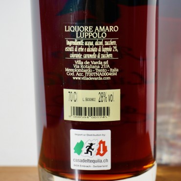 Liqueur - Villa De Varda Amaro Sior Luppolo / 70cl / 28%