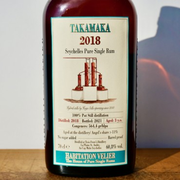 Rum - Habitation Velier Takamaka 2018 / 70cl / 60.8%