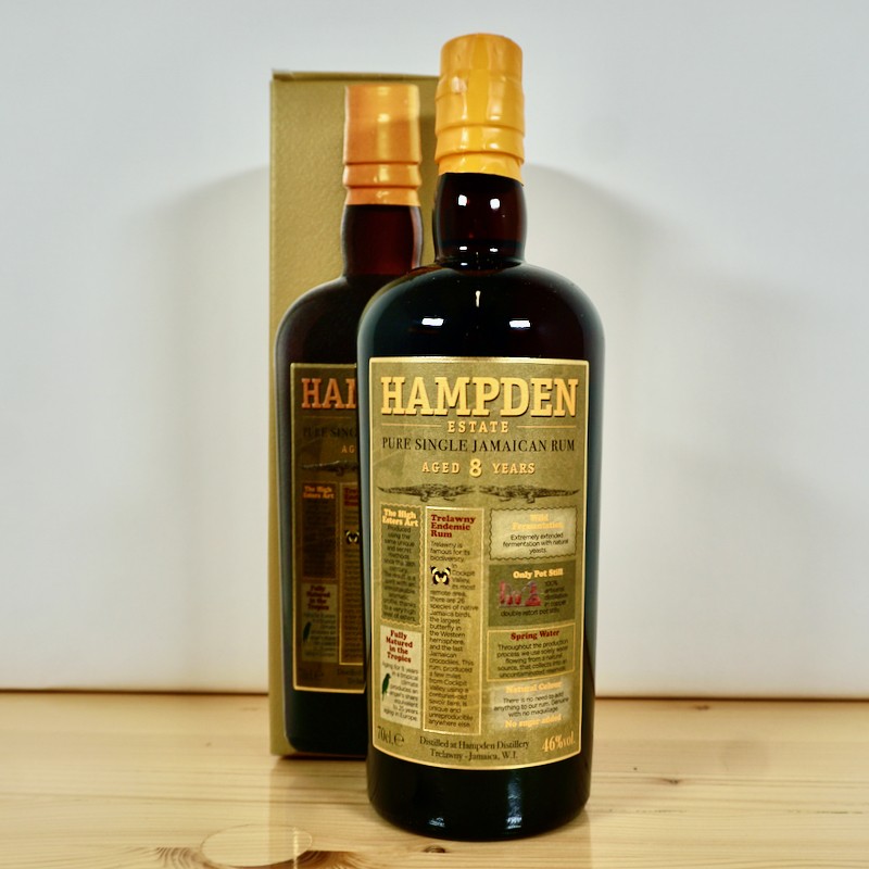 Rum - Hampden Estate Pure Single Rum 8 Years / 70cl / 46%