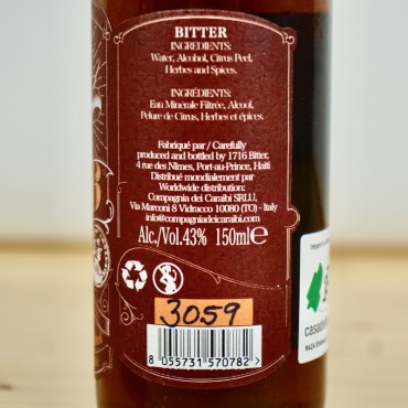 Aromatic Bitter - 1716 Piment Gingembre / 15cl / 43%
