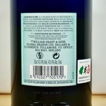 Gin - Hendrick's Orbium Gin / 70cl / 43.4%