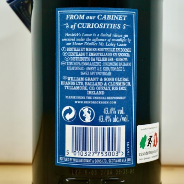 Gin - Hendrick's Lunar Gin / 70cl / 43.4%