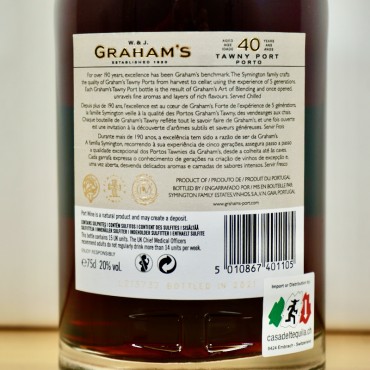 Port - Graham's Port 40 Year Tawny / 70cl / 20%