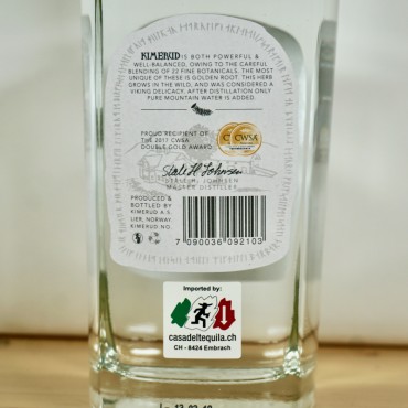 Gin - Kimerud Finest Craft Distilled / 70cl / 40%