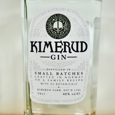 Gin - Kimerud Finest Craft Distilled / 70cl / 40%